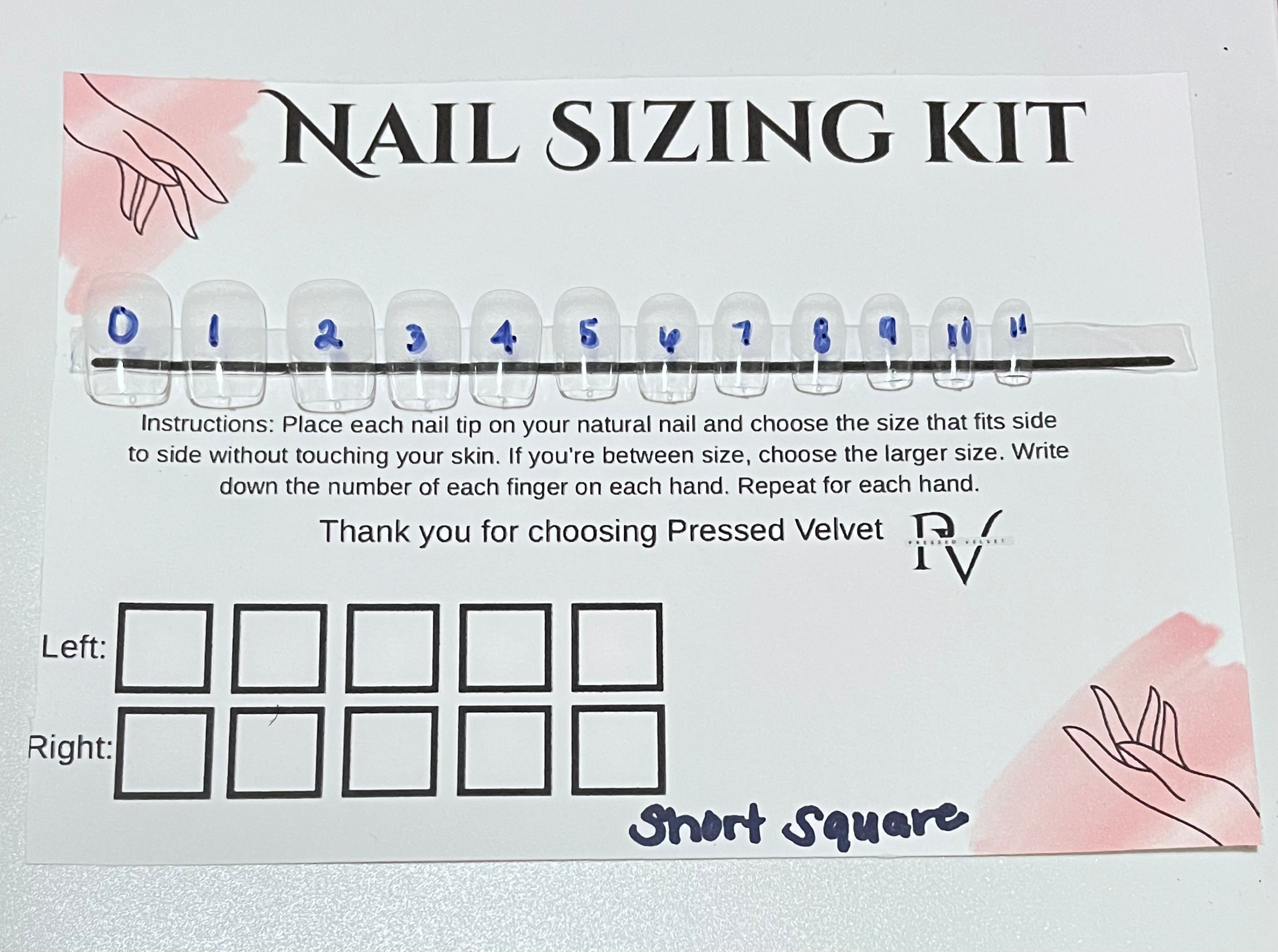 Nail Sizing Kit